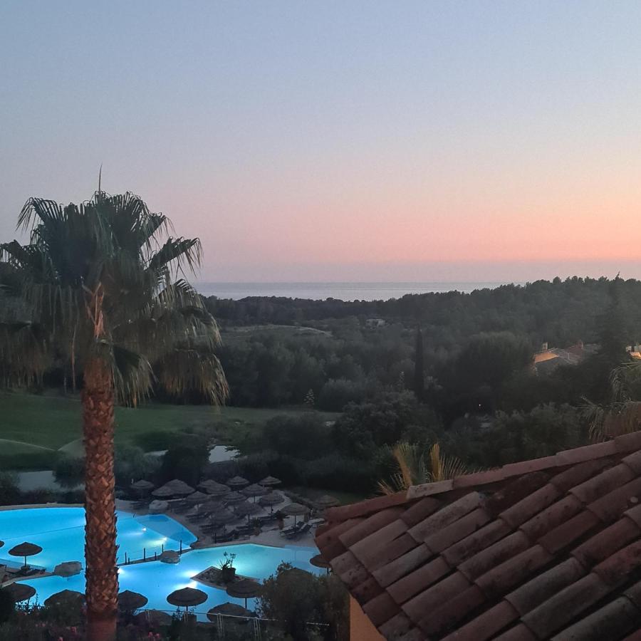 Hameau Des Amandiers Vue Mer - Piscine, Golf Et Tennis Prive Saint-Cyr-sur-Mer Buitenkant foto