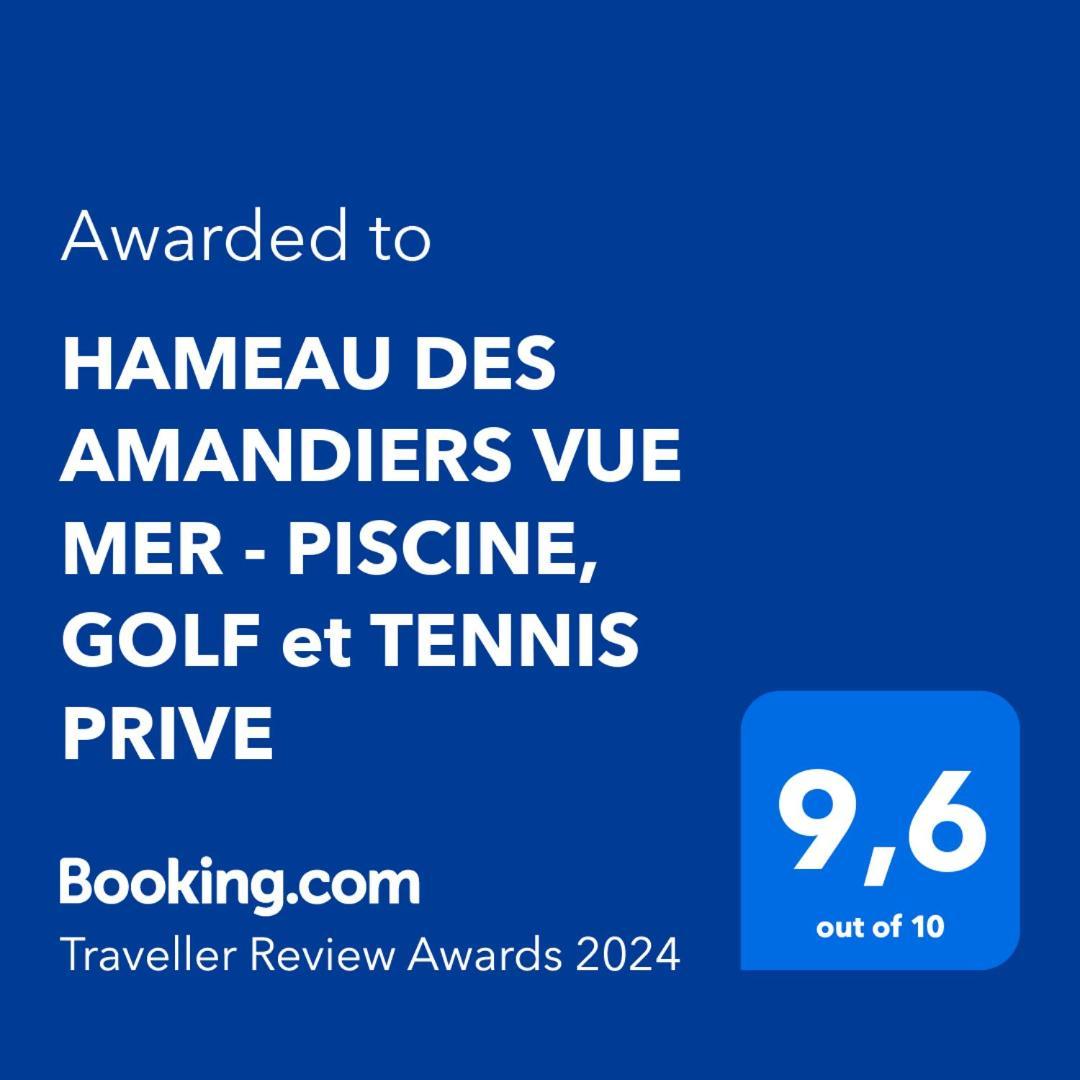 Hameau Des Amandiers Vue Mer - Piscine, Golf Et Tennis Prive Saint-Cyr-sur-Mer Buitenkant foto